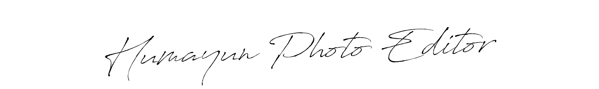 How to Draw Humayun Photo Editor signature style? Antro_Vectra is a latest design signature styles for name Humayun Photo Editor. Humayun Photo Editor signature style 6 images and pictures png