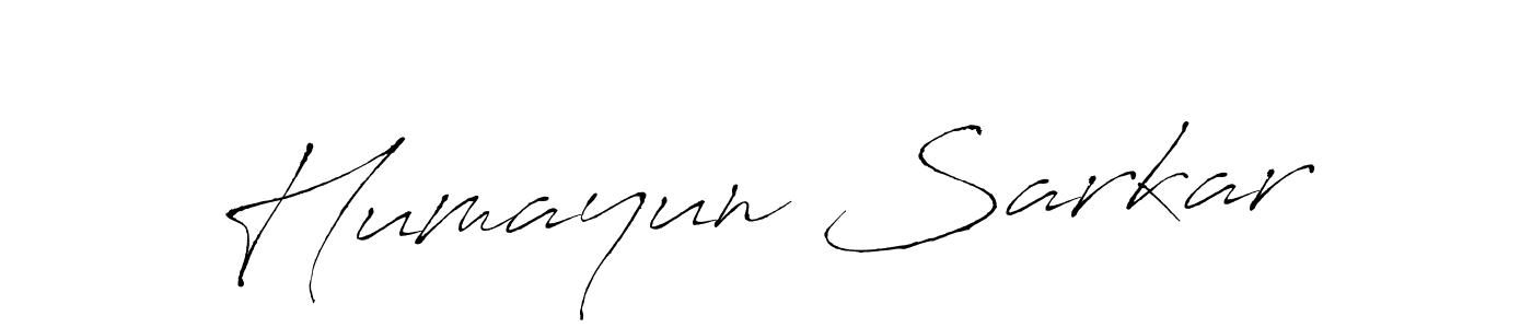 Create a beautiful signature design for name Humayun Sarkar. With this signature (Antro_Vectra) fonts, you can make a handwritten signature for free. Humayun Sarkar signature style 6 images and pictures png