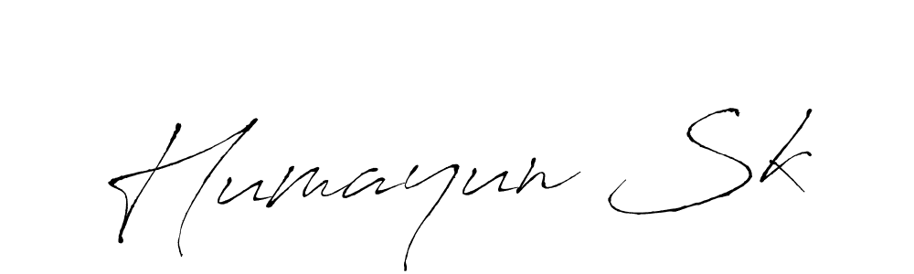 Use a signature maker to create a handwritten signature online. With this signature software, you can design (Antro_Vectra) your own signature for name Humayun Sk. Humayun Sk signature style 6 images and pictures png