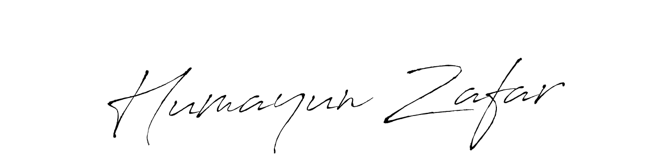 Humayun Zafar stylish signature style. Best Handwritten Sign (Antro_Vectra) for my name. Handwritten Signature Collection Ideas for my name Humayun Zafar. Humayun Zafar signature style 6 images and pictures png