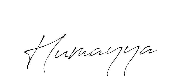 How to make Humayya signature? Antro_Vectra is a professional autograph style. Create handwritten signature for Humayya name. Humayya signature style 6 images and pictures png