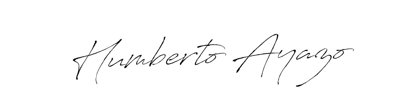 Make a beautiful signature design for name Humberto Ayazo. Use this online signature maker to create a handwritten signature for free. Humberto Ayazo signature style 6 images and pictures png