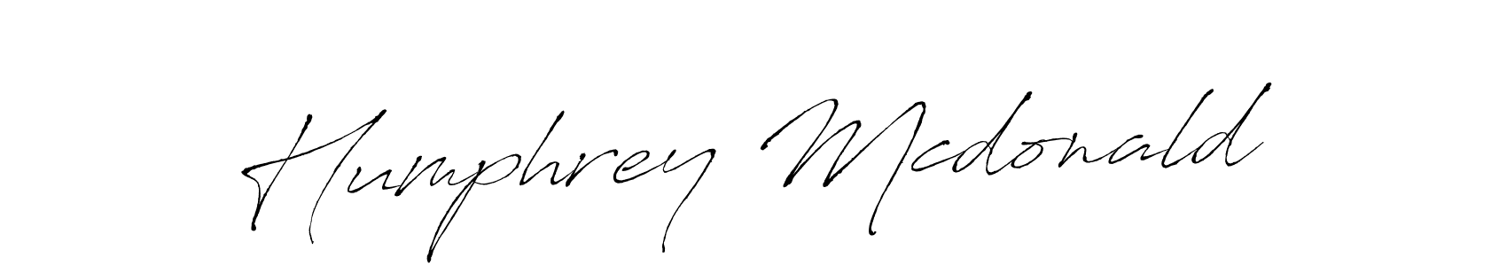 Create a beautiful signature design for name Humphrey Mcdonald. With this signature (Antro_Vectra) fonts, you can make a handwritten signature for free. Humphrey Mcdonald signature style 6 images and pictures png