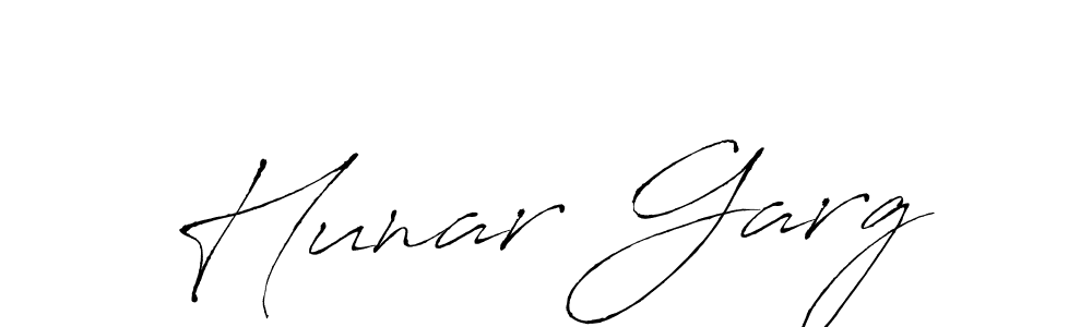 Similarly Antro_Vectra is the best handwritten signature design. Signature creator online .You can use it as an online autograph creator for name Hunar Garg. Hunar Garg signature style 6 images and pictures png