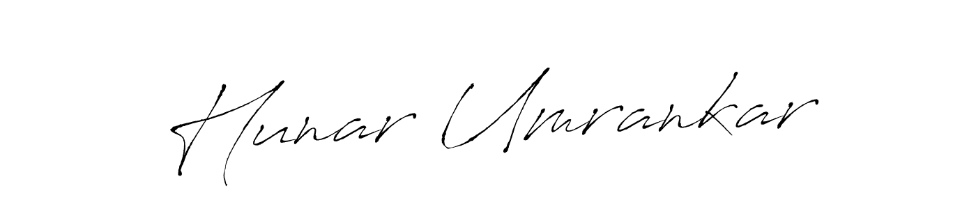 See photos of Hunar Umrankar official signature by Spectra . Check more albums & portfolios. Read reviews & check more about Antro_Vectra font. Hunar Umrankar signature style 6 images and pictures png