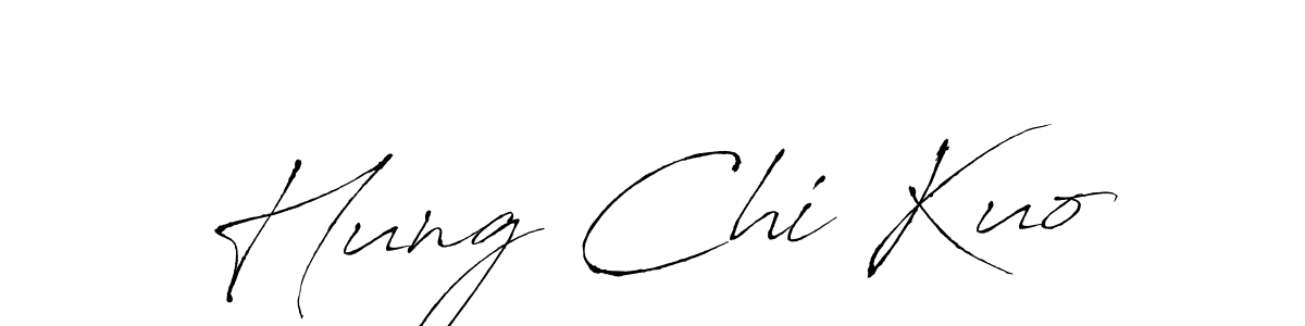 How to make Hung Chi Kuo name signature. Use Antro_Vectra style for creating short signs online. This is the latest handwritten sign. Hung Chi Kuo signature style 6 images and pictures png