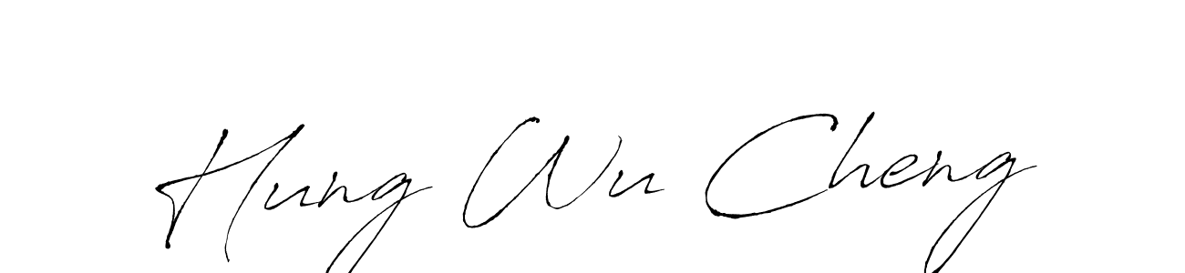 It looks lik you need a new signature style for name Hung Wu Cheng. Design unique handwritten (Antro_Vectra) signature with our free signature maker in just a few clicks. Hung Wu Cheng signature style 6 images and pictures png