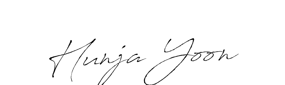 Once you've used our free online signature maker to create your best signature Antro_Vectra style, it's time to enjoy all of the benefits that Hunja Yoon name signing documents. Hunja Yoon signature style 6 images and pictures png