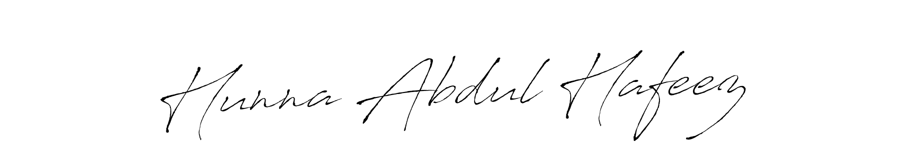 You should practise on your own different ways (Antro_Vectra) to write your name (Hunna Abdul Hafeez) in signature. don't let someone else do it for you. Hunna Abdul Hafeez signature style 6 images and pictures png