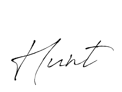 Use a signature maker to create a handwritten signature online. With this signature software, you can design (Antro_Vectra) your own signature for name Hunt. Hunt signature style 6 images and pictures png