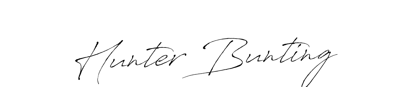 The best way (Antro_Vectra) to make a short signature is to pick only two or three words in your name. The name Hunter Bunting include a total of six letters. For converting this name. Hunter Bunting signature style 6 images and pictures png