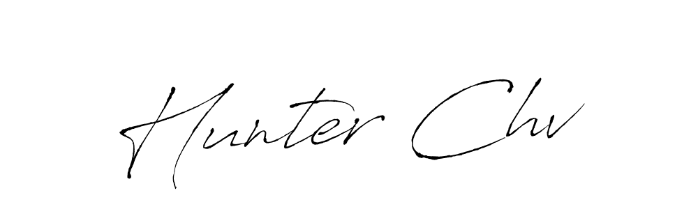 How to make Hunter Chv signature? Antro_Vectra is a professional autograph style. Create handwritten signature for Hunter Chv name. Hunter Chv signature style 6 images and pictures png