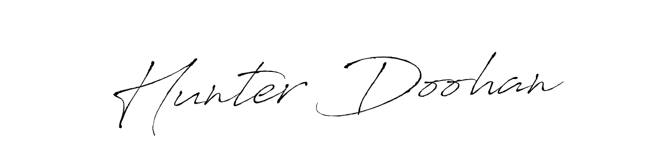 Create a beautiful signature design for name Hunter Doohan. With this signature (Antro_Vectra) fonts, you can make a handwritten signature for free. Hunter Doohan signature style 6 images and pictures png