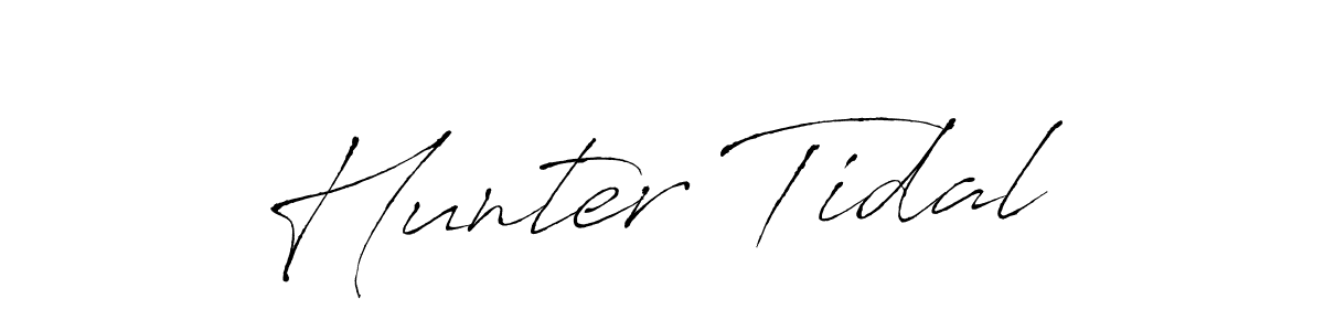 Design your own signature with our free online signature maker. With this signature software, you can create a handwritten (Antro_Vectra) signature for name Hunter Tidal. Hunter Tidal signature style 6 images and pictures png