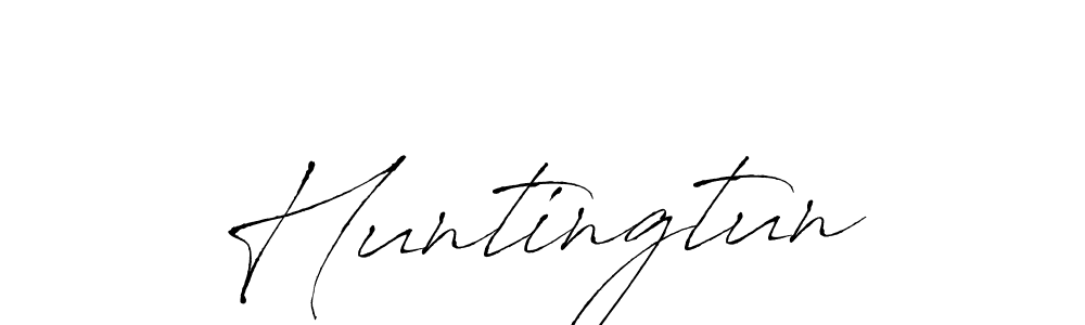 Antro_Vectra is a professional signature style that is perfect for those who want to add a touch of class to their signature. It is also a great choice for those who want to make their signature more unique. Get Huntingtun name to fancy signature for free. Huntingtun signature style 6 images and pictures png