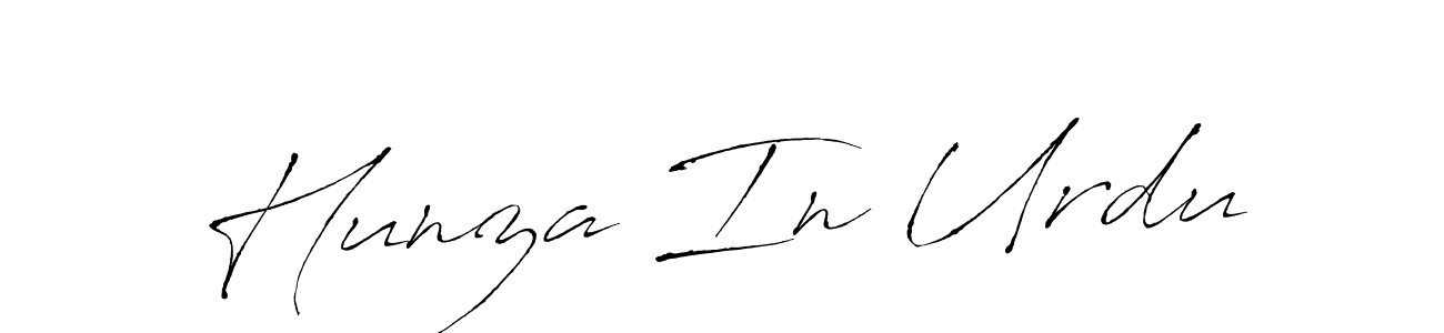 It looks lik you need a new signature style for name Hunza In Urdu. Design unique handwritten (Antro_Vectra) signature with our free signature maker in just a few clicks. Hunza In Urdu signature style 6 images and pictures png