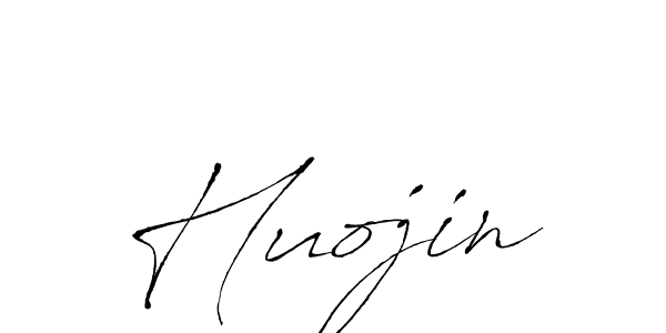How to make Huojin signature? Antro_Vectra is a professional autograph style. Create handwritten signature for Huojin name. Huojin signature style 6 images and pictures png
