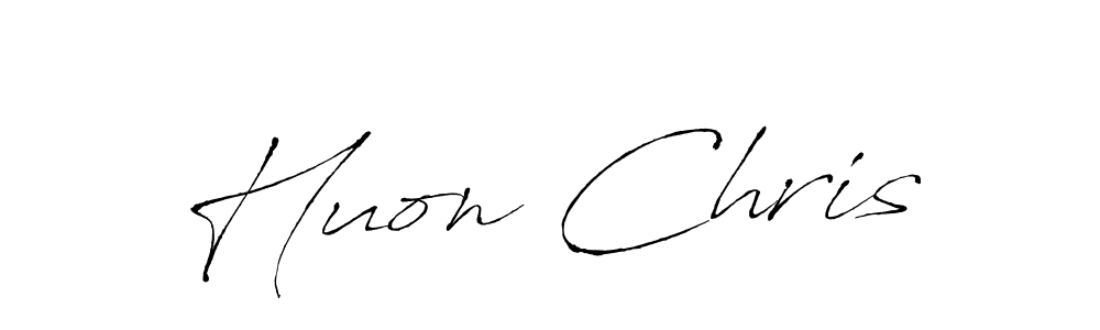 You should practise on your own different ways (Antro_Vectra) to write your name (Huon Chris) in signature. don't let someone else do it for you. Huon Chris signature style 6 images and pictures png