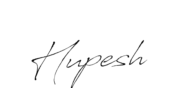 How to make Hupesh signature? Antro_Vectra is a professional autograph style. Create handwritten signature for Hupesh name. Hupesh signature style 6 images and pictures png