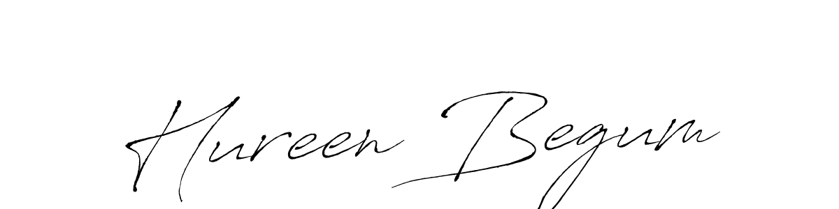 Create a beautiful signature design for name Hureen Begum. With this signature (Antro_Vectra) fonts, you can make a handwritten signature for free. Hureen Begum signature style 6 images and pictures png