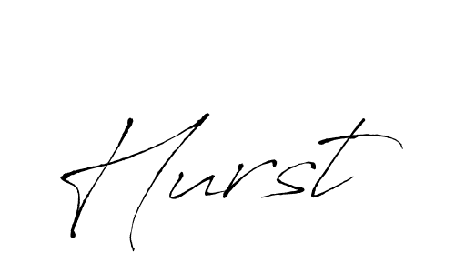 Hurst stylish signature style. Best Handwritten Sign (Antro_Vectra) for my name. Handwritten Signature Collection Ideas for my name Hurst. Hurst signature style 6 images and pictures png