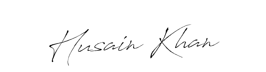 The best way (Antro_Vectra) to make a short signature is to pick only two or three words in your name. The name Husain Khan include a total of six letters. For converting this name. Husain Khan signature style 6 images and pictures png