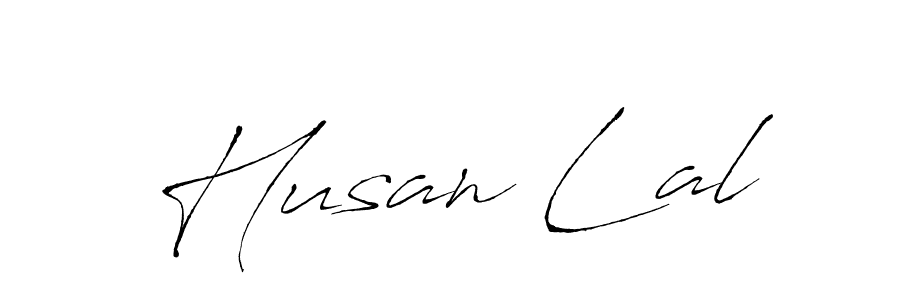 Make a beautiful signature design for name Husan Lal. With this signature (Antro_Vectra) style, you can create a handwritten signature for free. Husan Lal signature style 6 images and pictures png