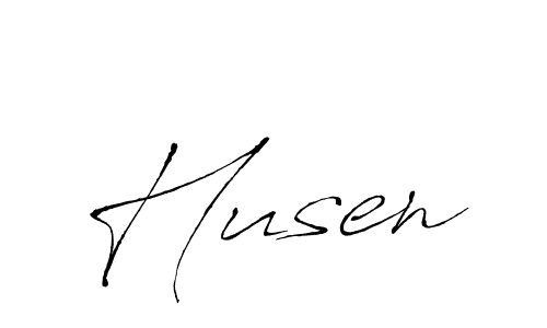 Design your own signature with our free online signature maker. With this signature software, you can create a handwritten (Antro_Vectra) signature for name Husen. Husen signature style 6 images and pictures png