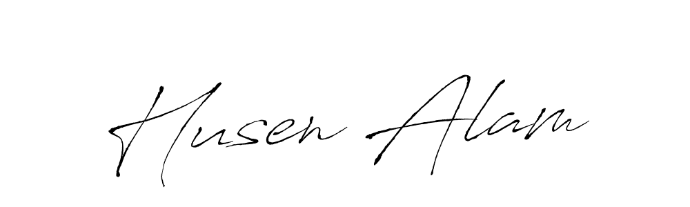Make a beautiful signature design for name Husen Alam. Use this online signature maker to create a handwritten signature for free. Husen Alam signature style 6 images and pictures png