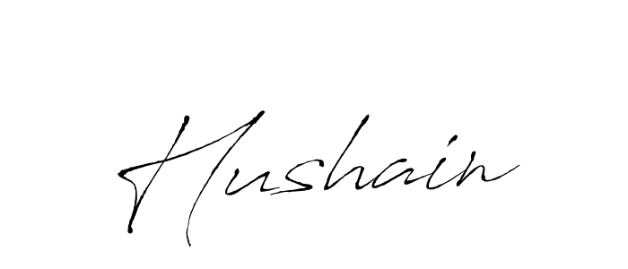 Design your own signature with our free online signature maker. With this signature software, you can create a handwritten (Antro_Vectra) signature for name Hushain. Hushain signature style 6 images and pictures png