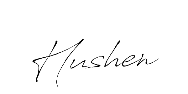 Also we have Hushen name is the best signature style. Create professional handwritten signature collection using Antro_Vectra autograph style. Hushen signature style 6 images and pictures png