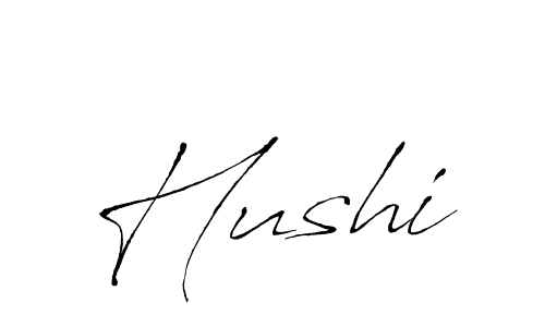 How to Draw Hushi signature style? Antro_Vectra is a latest design signature styles for name Hushi. Hushi signature style 6 images and pictures png