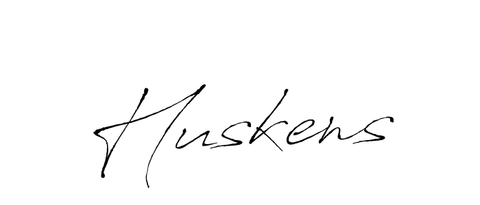 Huskens stylish signature style. Best Handwritten Sign (Antro_Vectra) for my name. Handwritten Signature Collection Ideas for my name Huskens. Huskens signature style 6 images and pictures png