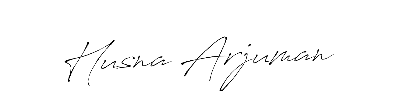 The best way (Antro_Vectra) to make a short signature is to pick only two or three words in your name. The name Husna Arjuman include a total of six letters. For converting this name. Husna Arjuman signature style 6 images and pictures png