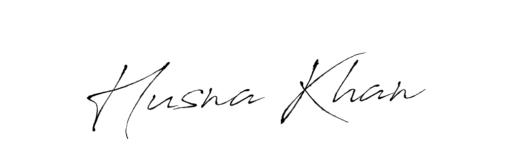 Husna Khan stylish signature style. Best Handwritten Sign (Antro_Vectra) for my name. Handwritten Signature Collection Ideas for my name Husna Khan. Husna Khan signature style 6 images and pictures png