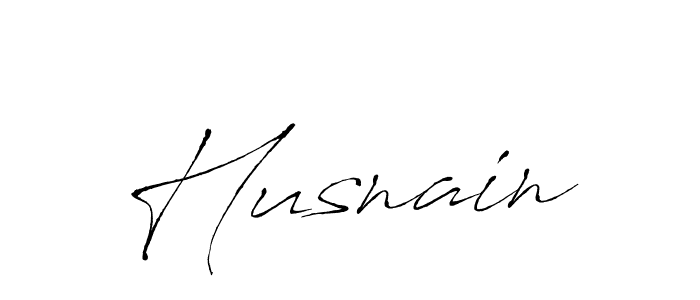 Use a signature maker to create a handwritten signature online. With this signature software, you can design (Antro_Vectra) your own signature for name Husnain. Husnain signature style 6 images and pictures png