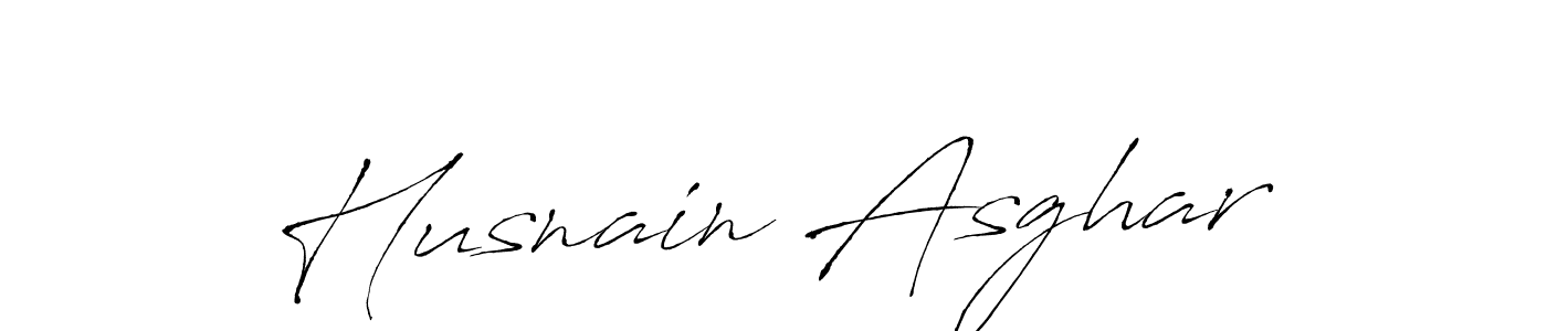 How to make Husnain Asghar signature? Antro_Vectra is a professional autograph style. Create handwritten signature for Husnain Asghar name. Husnain Asghar signature style 6 images and pictures png