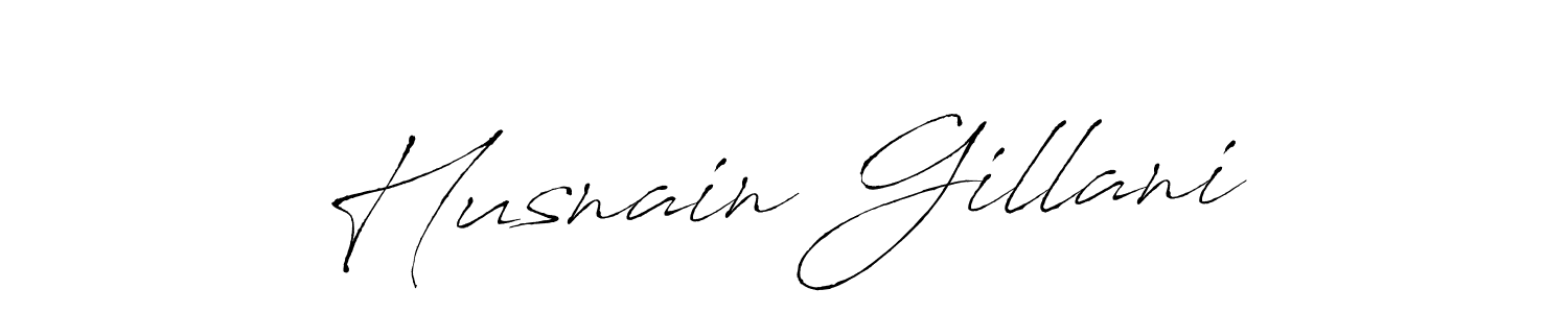 This is the best signature style for the Husnain Gillani name. Also you like these signature font (Antro_Vectra). Mix name signature. Husnain Gillani signature style 6 images and pictures png