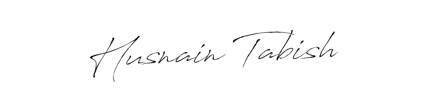 The best way (Antro_Vectra) to make a short signature is to pick only two or three words in your name. The name Husnain Tabish include a total of six letters. For converting this name. Husnain Tabish signature style 6 images and pictures png