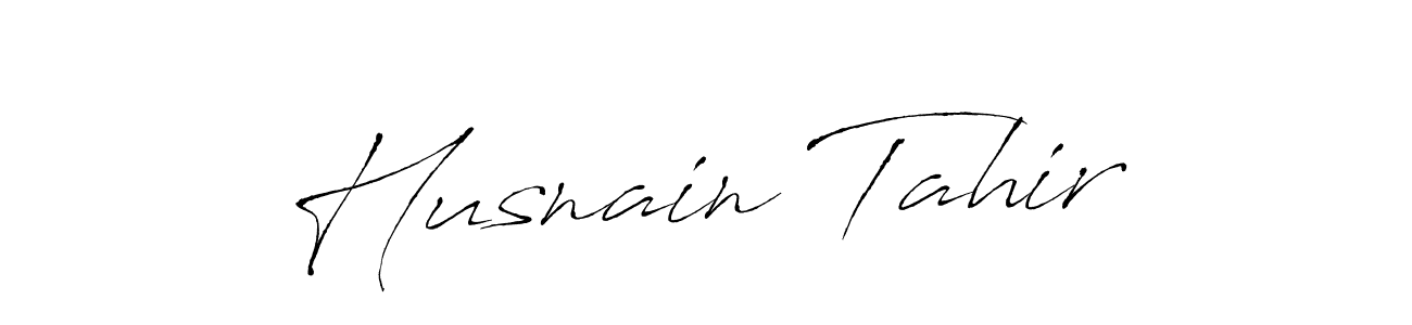 Make a beautiful signature design for name Husnain Tahir. Use this online signature maker to create a handwritten signature for free. Husnain Tahir signature style 6 images and pictures png