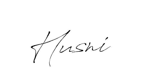 How to make Husni  signature? Antro_Vectra is a professional autograph style. Create handwritten signature for Husni  name. Husni  signature style 6 images and pictures png