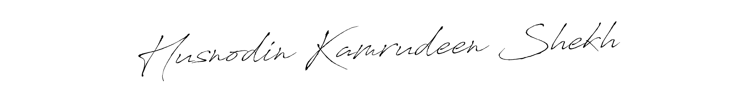 See photos of Husnodin Kamrudeen Shekh official signature by Spectra . Check more albums & portfolios. Read reviews & check more about Antro_Vectra font. Husnodin Kamrudeen Shekh signature style 6 images and pictures png