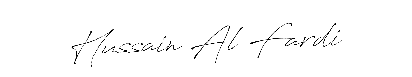 Create a beautiful signature design for name Hussain Al Fardi. With this signature (Antro_Vectra) fonts, you can make a handwritten signature for free. Hussain Al Fardi signature style 6 images and pictures png