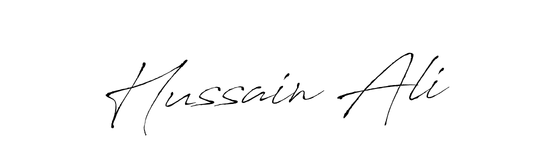 Use a signature maker to create a handwritten signature online. With this signature software, you can design (Antro_Vectra) your own signature for name Hussain Ali. Hussain Ali signature style 6 images and pictures png