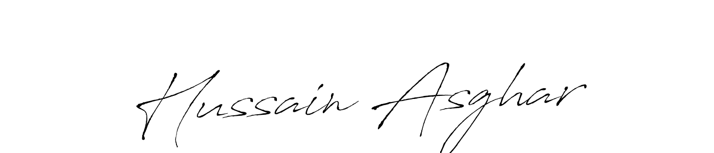 Design your own signature with our free online signature maker. With this signature software, you can create a handwritten (Antro_Vectra) signature for name Hussain Asghar. Hussain Asghar signature style 6 images and pictures png