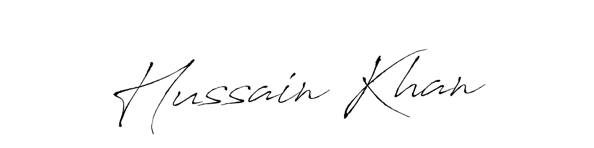 You should practise on your own different ways (Antro_Vectra) to write your name (Hussain Khan) in signature. don't let someone else do it for you. Hussain Khan signature style 6 images and pictures png