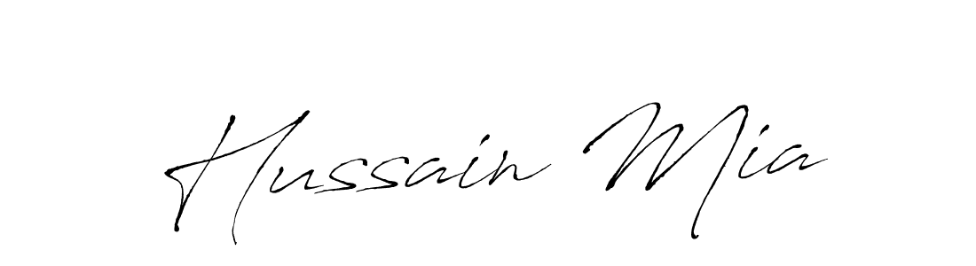 The best way (Antro_Vectra) to make a short signature is to pick only two or three words in your name. The name Hussain Mia include a total of six letters. For converting this name. Hussain Mia signature style 6 images and pictures png