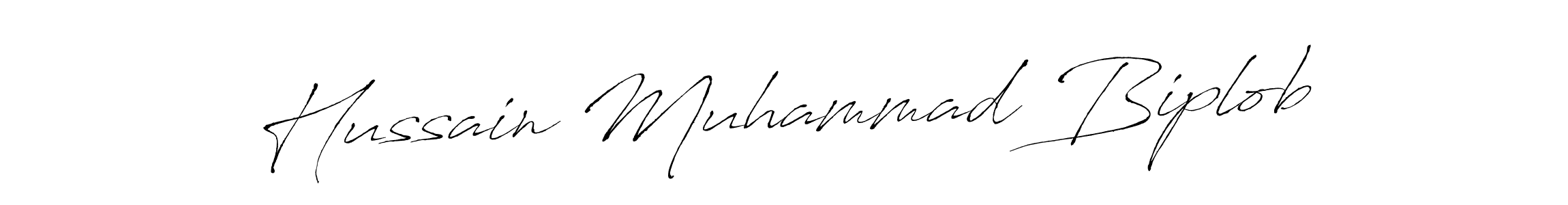Design your own signature with our free online signature maker. With this signature software, you can create a handwritten (Antro_Vectra) signature for name Hussain Muhammad Biplob. Hussain Muhammad Biplob signature style 6 images and pictures png