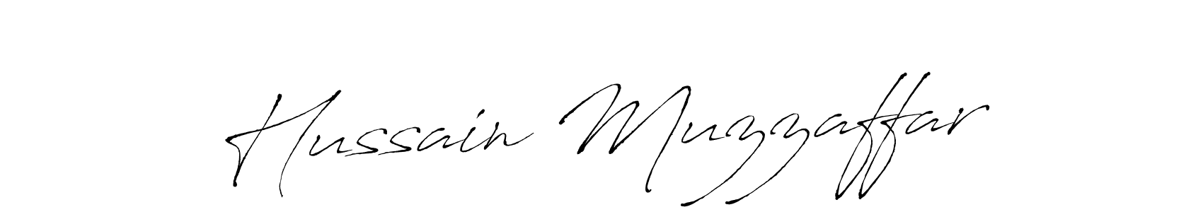 Design your own signature with our free online signature maker. With this signature software, you can create a handwritten (Antro_Vectra) signature for name Hussain Muzzaffar. Hussain Muzzaffar signature style 6 images and pictures png