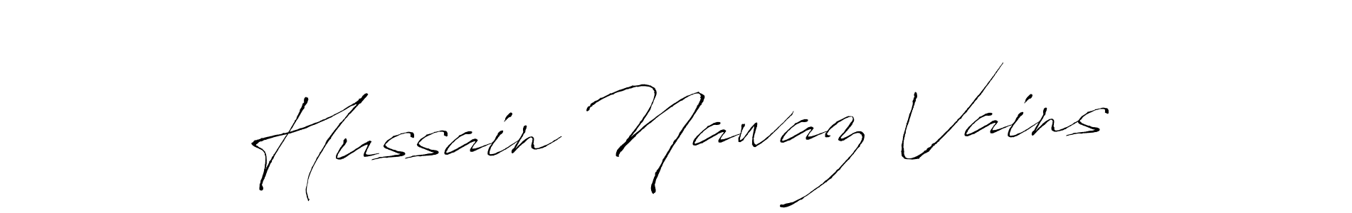You should practise on your own different ways (Antro_Vectra) to write your name (Hussain Nawaz Vains) in signature. don't let someone else do it for you. Hussain Nawaz Vains signature style 6 images and pictures png